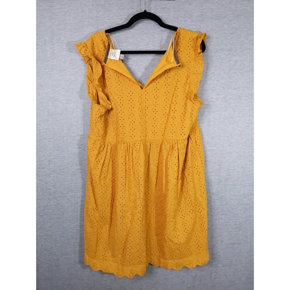 👯♀️Host Pick⚡️Knox Rose Ruffle Sleeve Eyelet A-Line Dress - Picture 6 of 11